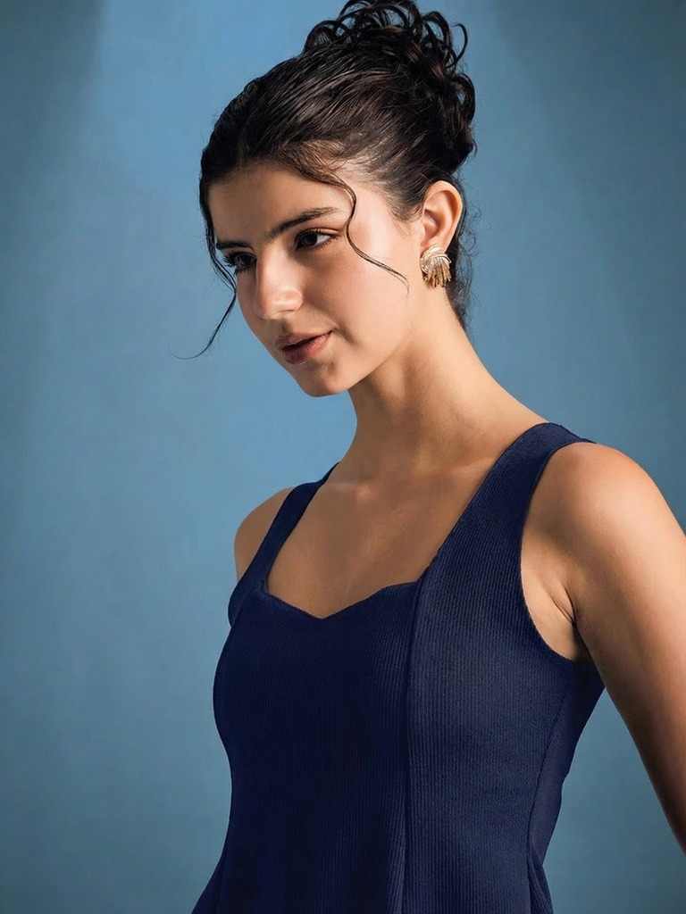 dark-blue-stretchable-ribbed-peplum-top-side-fabric-zoom-in-uptownie.png