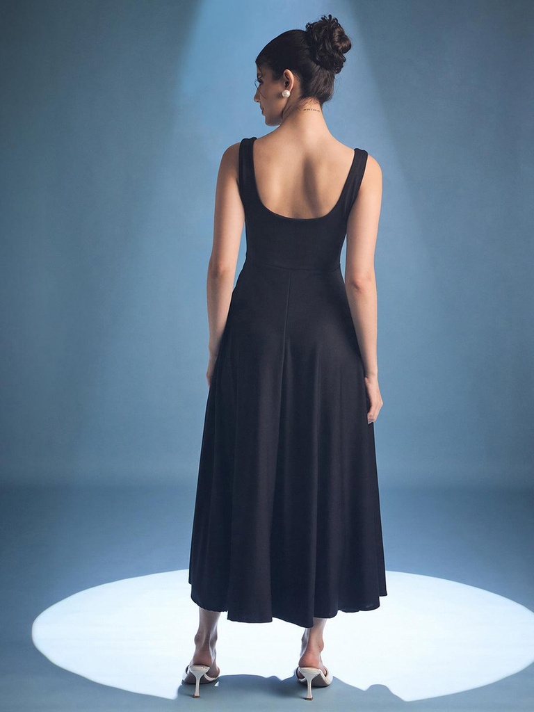 black-stretchable-corset-fit-and-flare-midi-dress-back-angle-uptownie.jpg