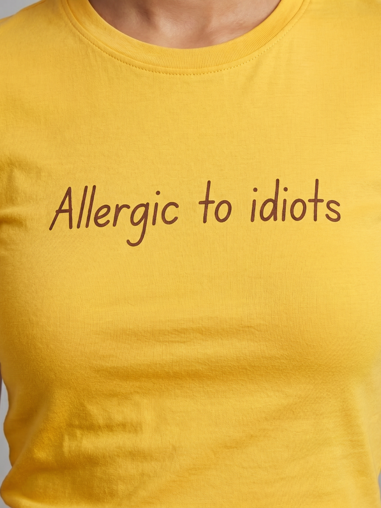 yellow-cotton-lycra-slogan-tee-fabric-close-up-uptownie.png
