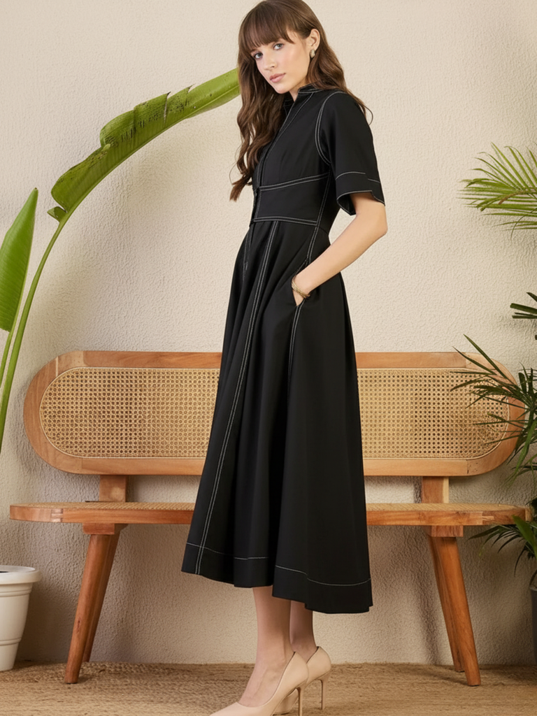 black-panelled-corset-midi-dress-side-angle-uptownie.png