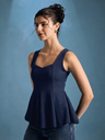 dark-blue-stretchable-ribbed-peplum-top-side-angle-uptownie.png