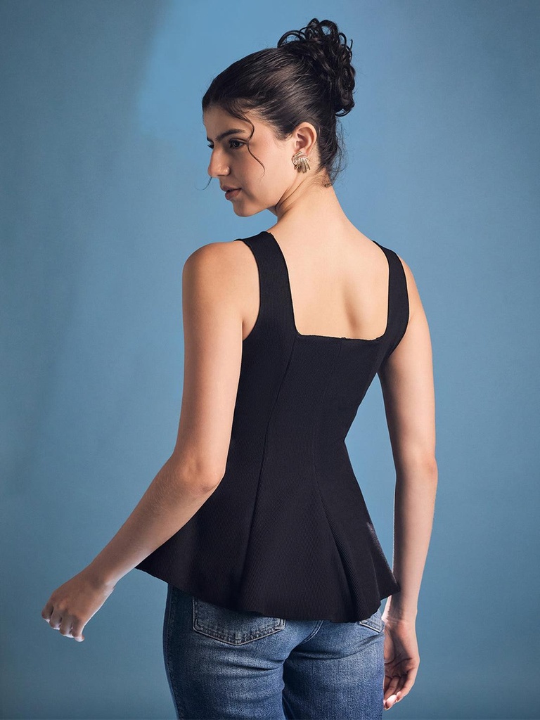black-stretchable-ribbed-peplum-top-back-angle-uptownie.jpg