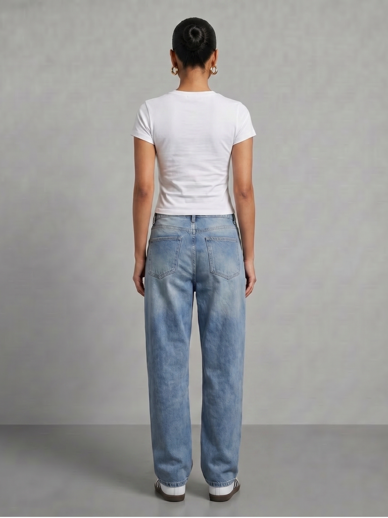 white-cotton-lycra-slogan-tee-back-angle-uptownie.png