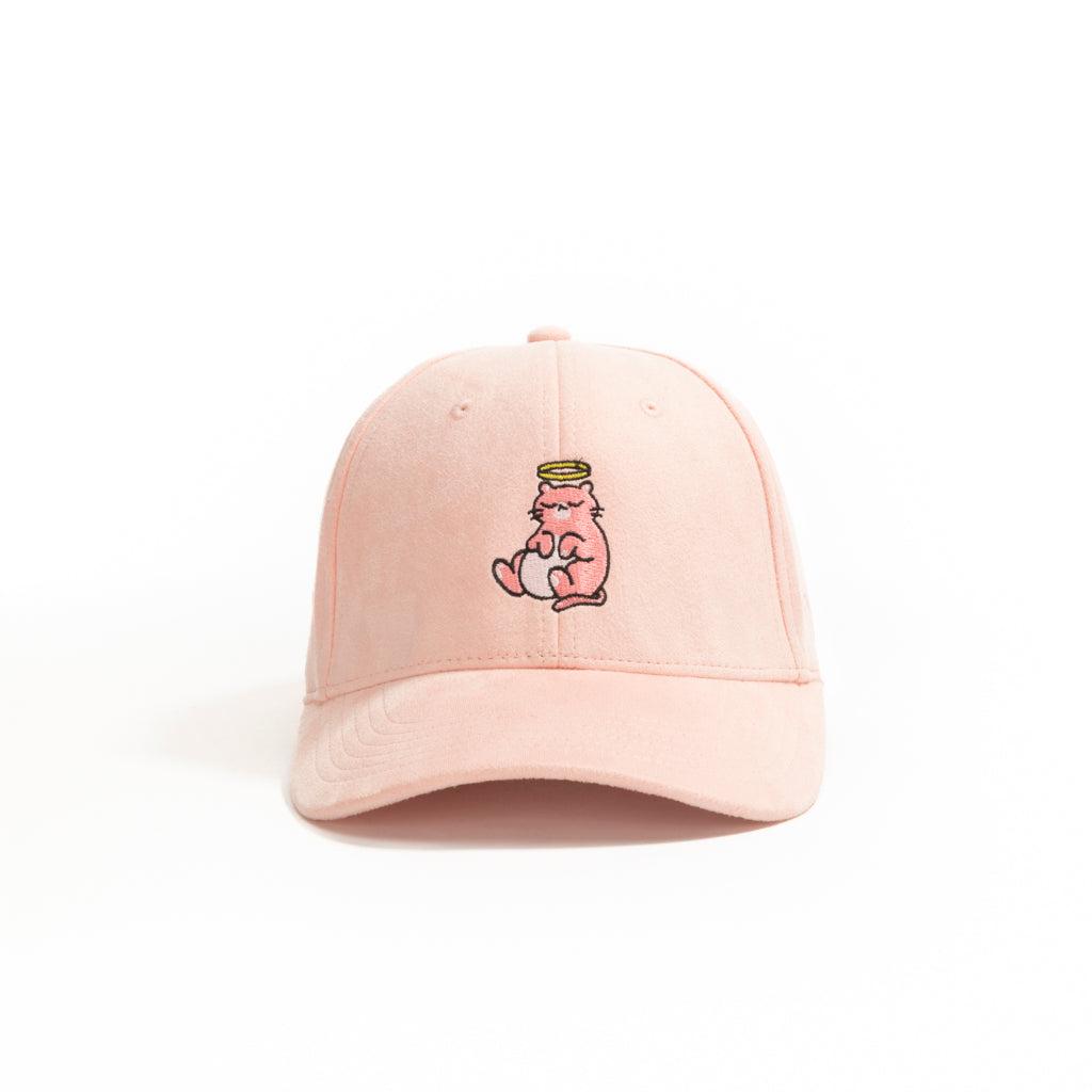 sofaking_lazy_cat_pink_suede_baseball_cap_04.jpg