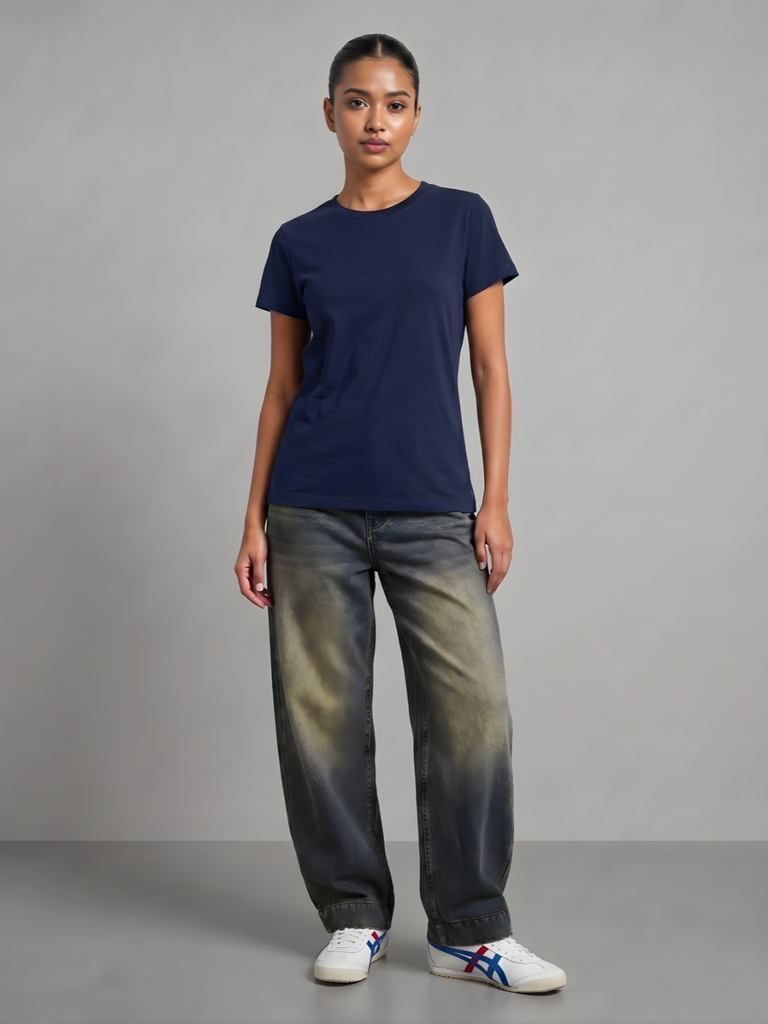 navy-blue-pure-cotton-everyday-tee-front-view-pose-1-uptownie.png