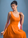 orange-stretchable-corset-fit-and-flare-midi-dress-front-pose-uptownie.png