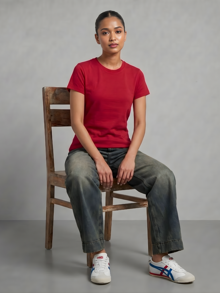 red-pure-cotton-everyday-tee-front-angle-pose-1-uptownie.png
