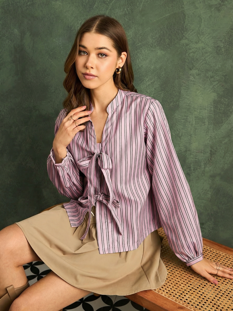 pink-striped-pure-linen-front-tie-up-top-front-image-pose_1-uptownie.png