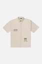Short Sleeve Off White Shirt // Lost Angels