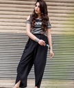 Adjustable Crepe Tulip Pants