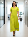 Pure Cotton A-Line Midi Dress