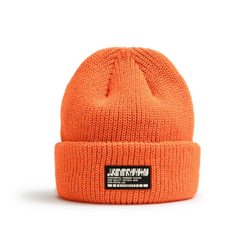 [24FB161312_OR] Reflective Fisherman Beanie // Orange