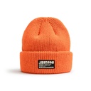 Reflective Fisherman Beanie // Orange