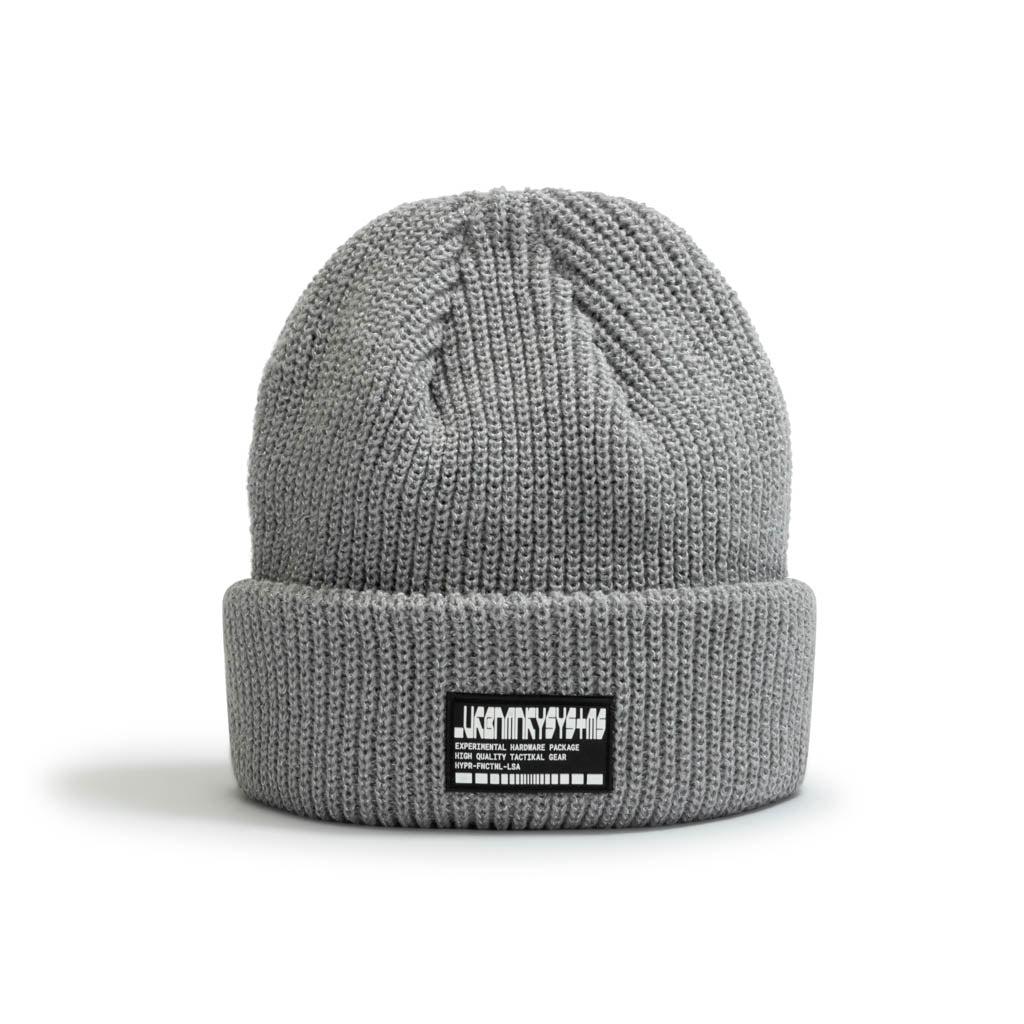 [24FB161312_GY] Reflective Fisherman Beanie // Gray