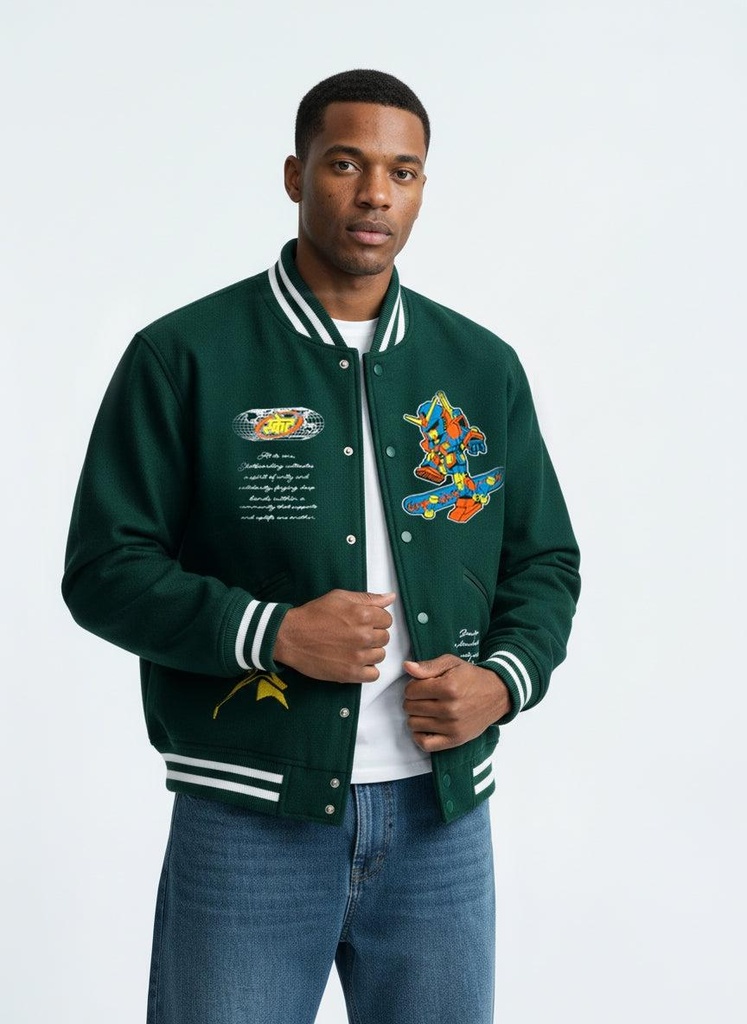 [UM24A_SB_JK3_S] Umsb Varsity Jacket // Hall of Fame (S)