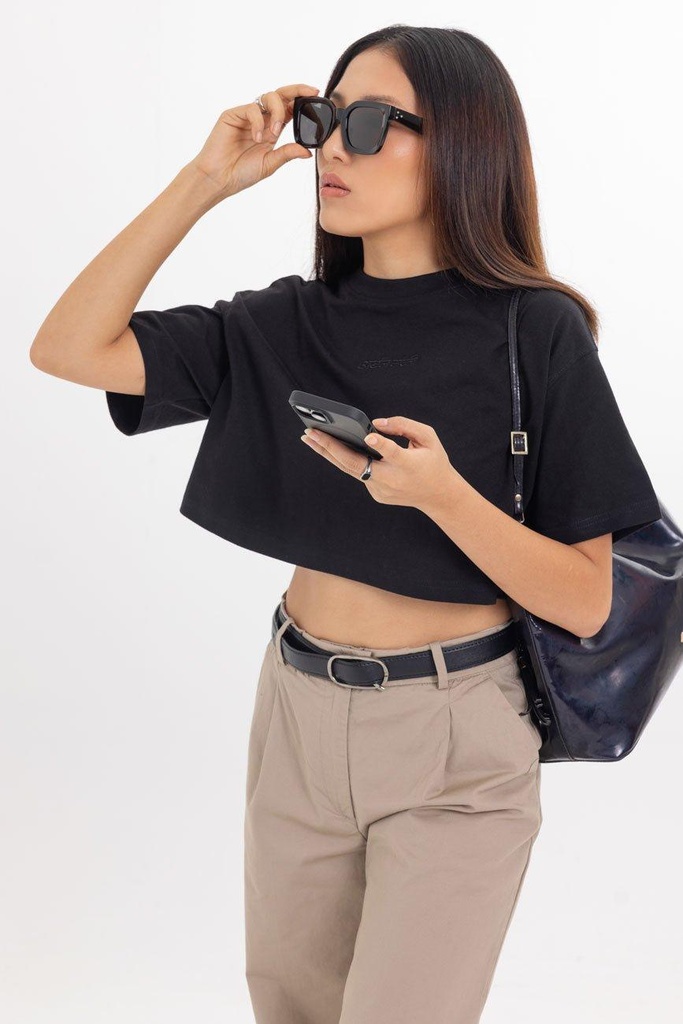 [UM24A_CT_002_S] Holy // Womens Cropped Box Fit Tee (S)