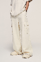 Streetwear Cargo Pants // White