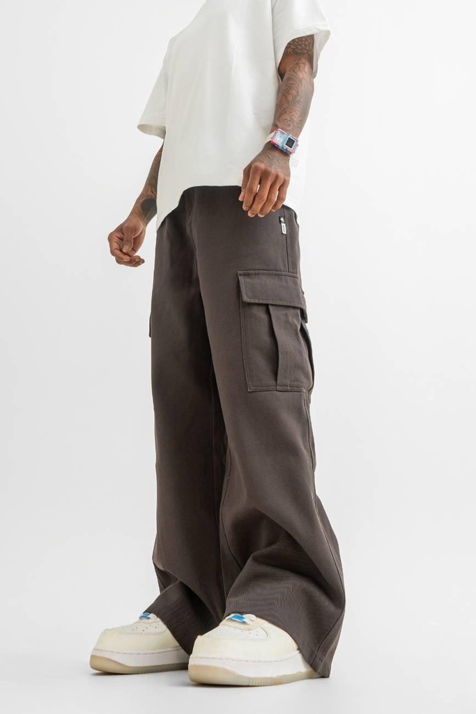 [UM23_CRGP003CH_S] Streetwear Cargo Pants // Charcoal (S/28)