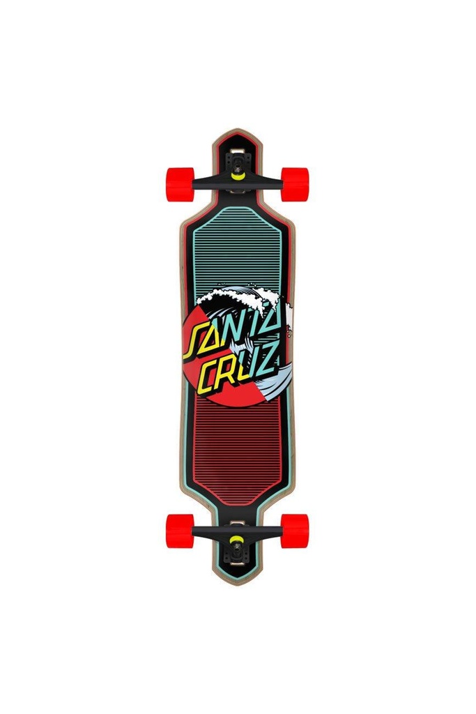 [11116448] Wave Dot Splice 9.0in x 36in Drop Thru Cruzer Santa Cruz