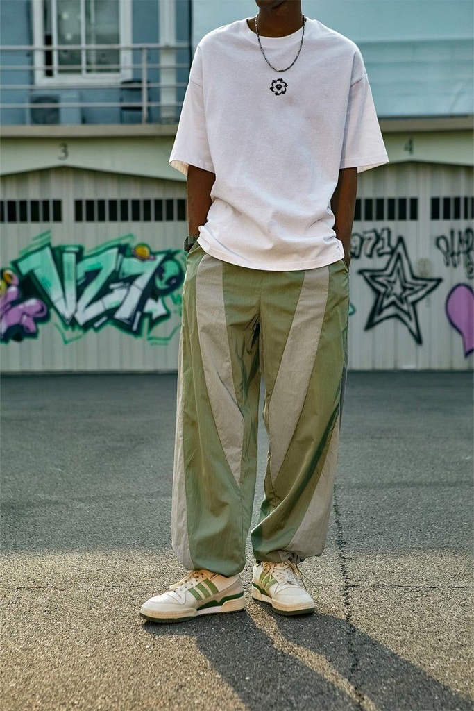 [12269S23_GYGRN_S] OTT Parachute Pants // 002 (S)