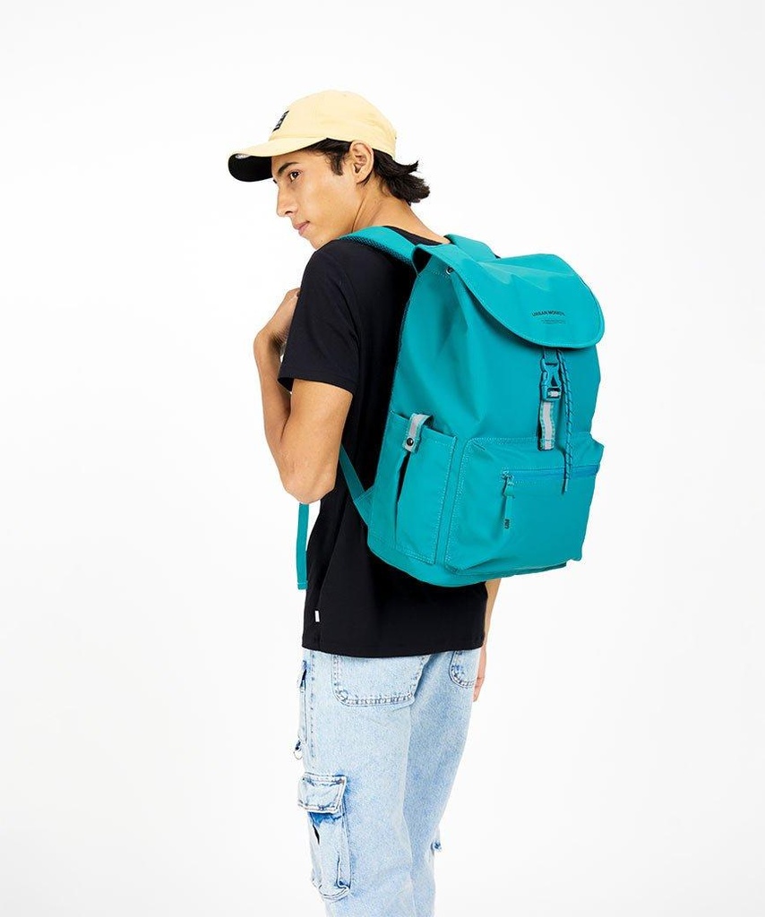 [UM23028_TL] City Rucksack // Forest green