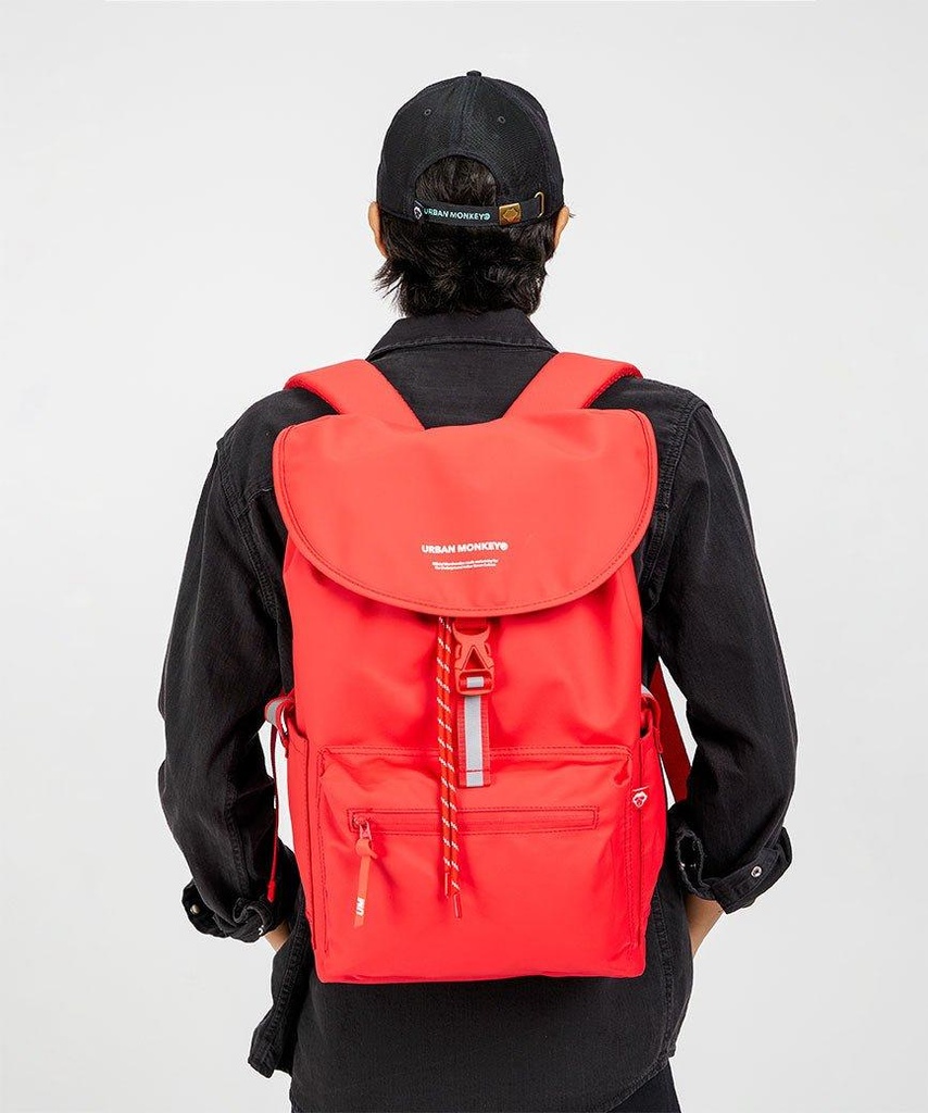 [UM23028_RD] City Rucksack // Red