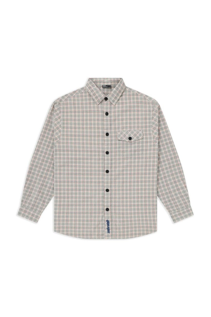 [25SHREG28_GR_S] Check Corduroy Shirt 010 // regular fit (S)