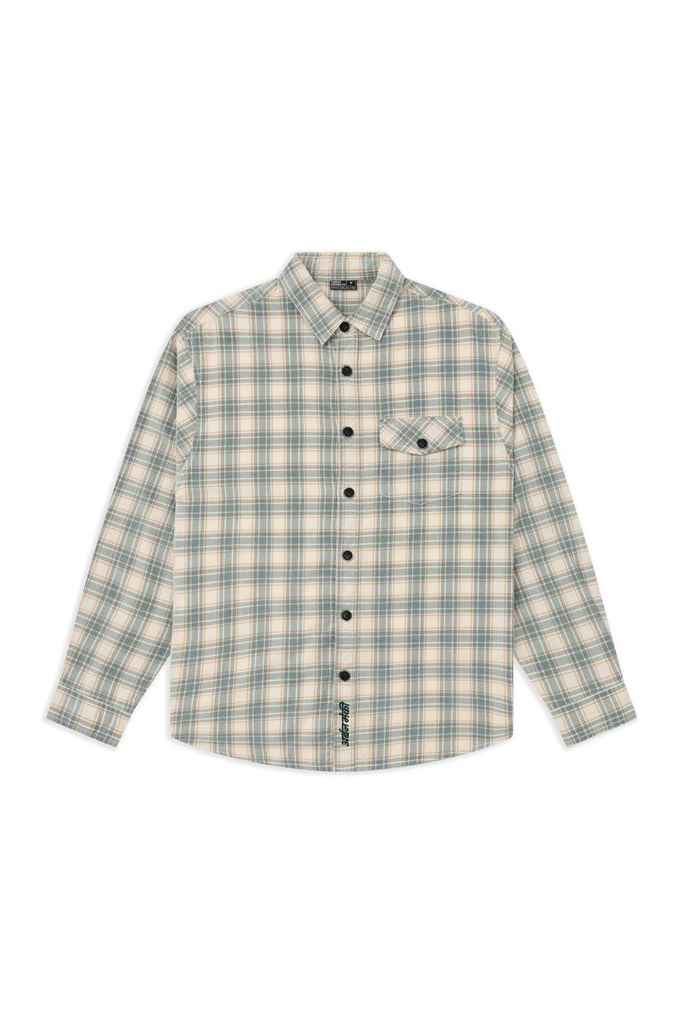 [25SHREG28_WH_S] Check Corduroy Shirt 012 // regular fit (S)