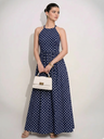 Halter Neck Cotton Maxi Dress