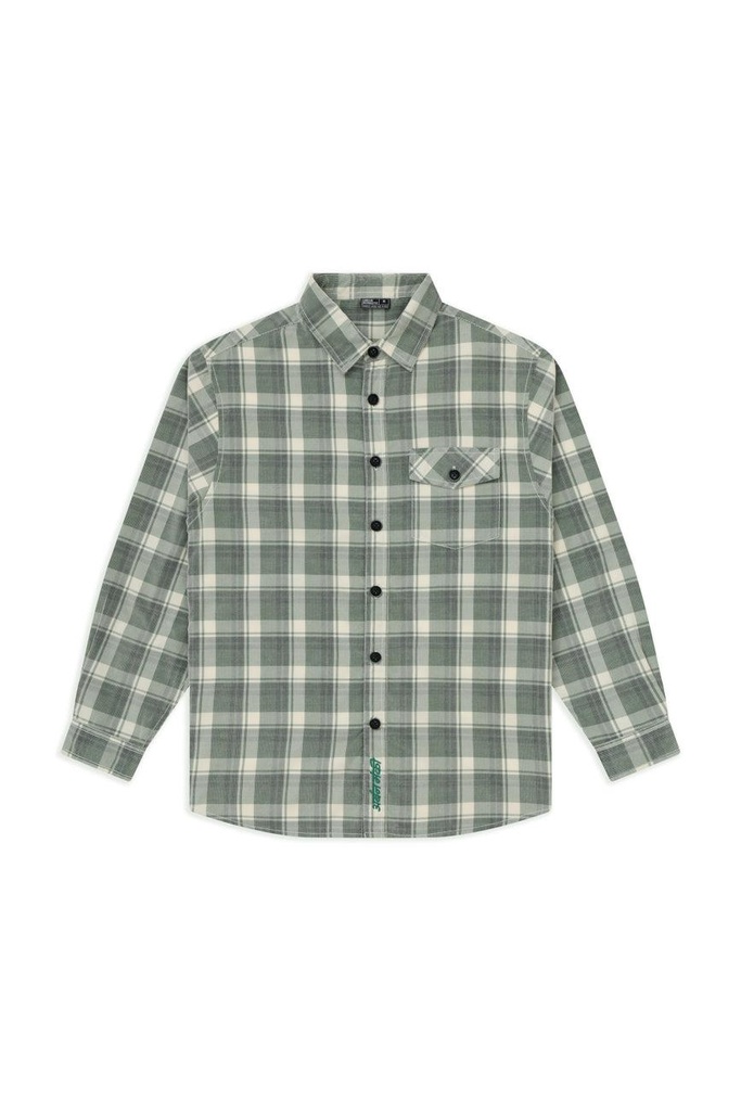 [25SHREG28_DG_S] Check Corduroy Shirt 013 // regular fit (S)