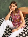 Pure Cotton Peplum Top