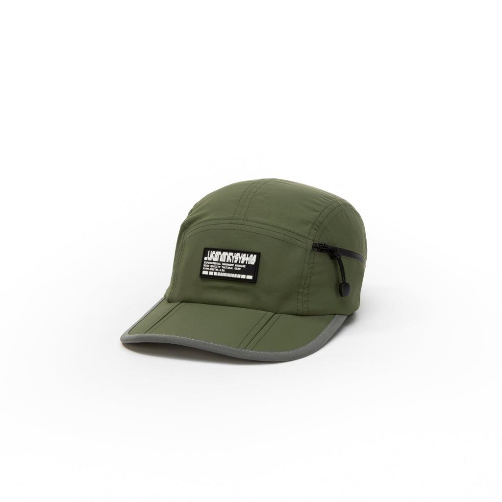[25FPD196_GRN] Foldable Outdoor Cap with Pocket // Olive