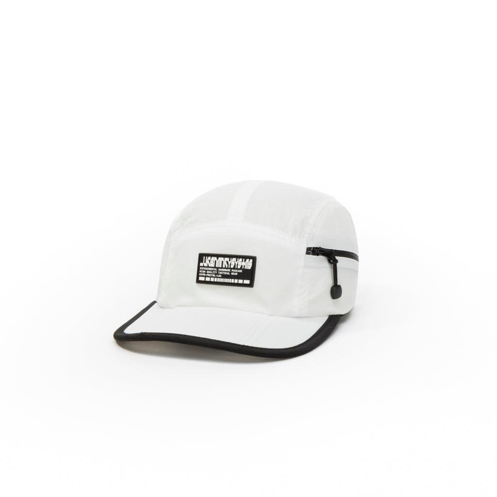 [25FPD196_WH] Foldable Outdoor 5 Panel Cap with Pocket // White