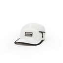 Foldable Outdoor 5 Panel Cap with Pocket // White