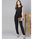 Keyhole Jumpsuit with Belt