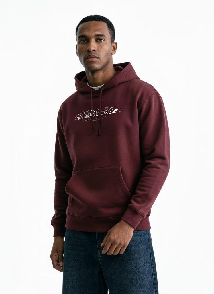 [25HDRE51_BN_S] Umsb Paisley Hoodie (S)