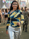 Stretchable Asymmetrical Full Sleeve Top
