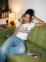 180 GSM Cotton Lycra Slogan Tee