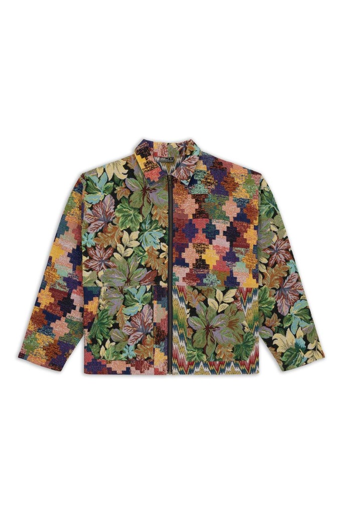 [25JKREG24_MC_S] Flowers are dope // Jacquard Bomber Jacket (S)