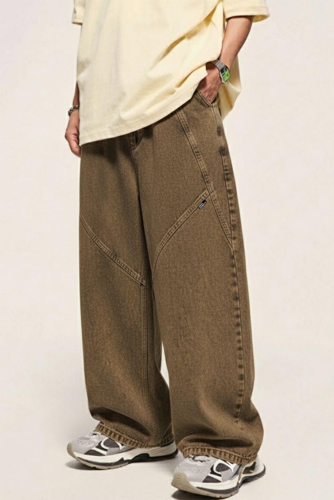 [25PNLF14_BN_S/28] Vintage Cut and Sew Denims // Faded Walnut (S/28)