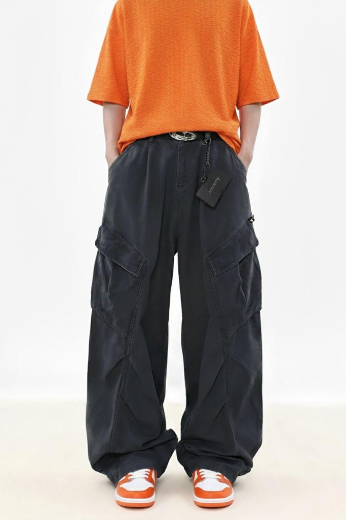 [25CPLF6_GR_S/28] 6 pocket unity cargo pants // grey (S/28)