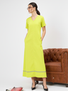Pure Cotton A-Line Midi Dress