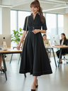 Panelled Corset Midi Dress